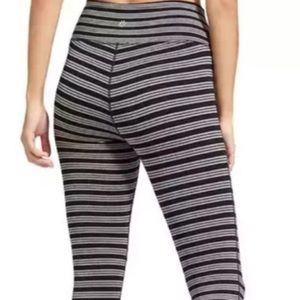 Athleta high rise chaturanga stripe leggings